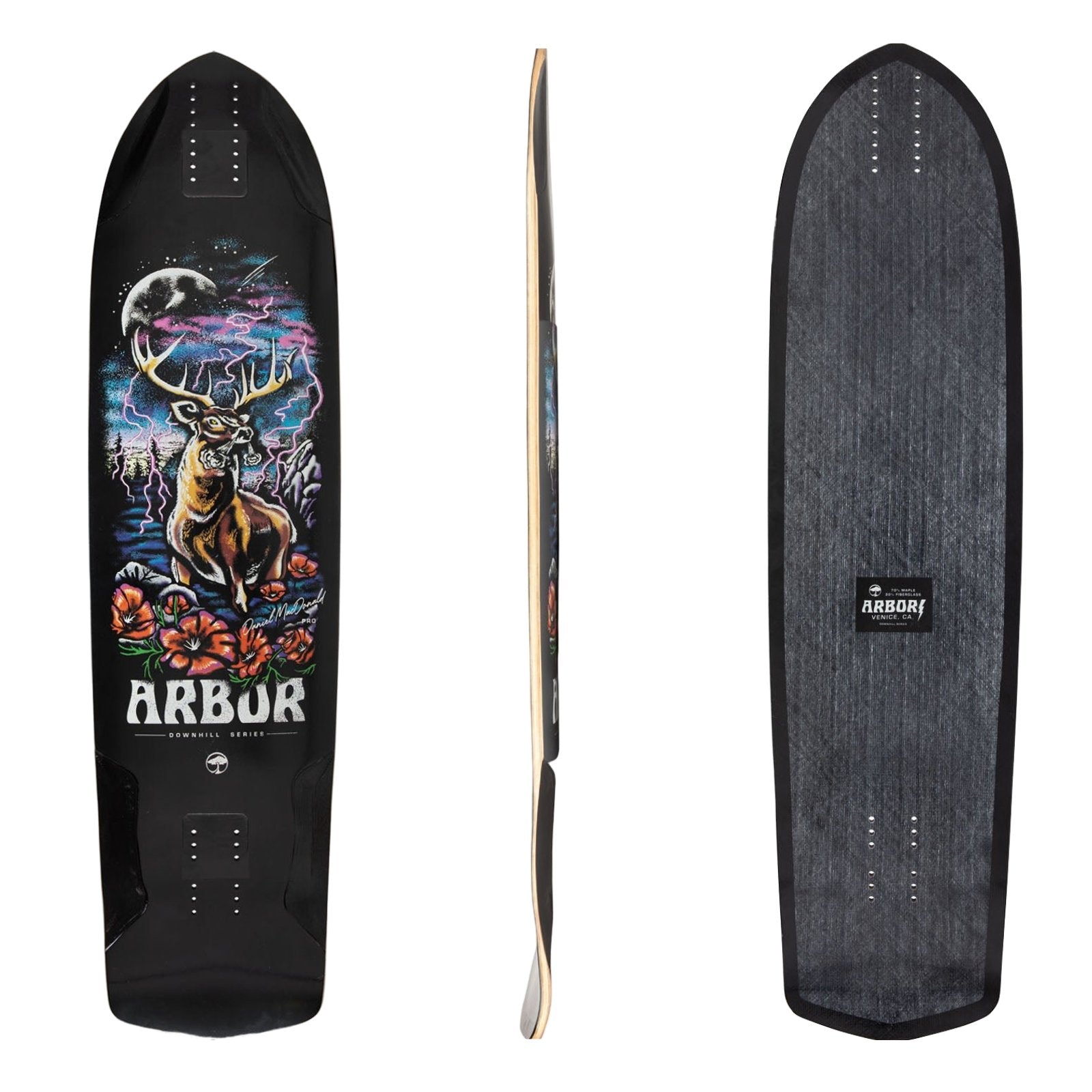 Arbor: Daniel MacDonald Pro Downhill Longboard Skateboard Deck - MUIRSKATE