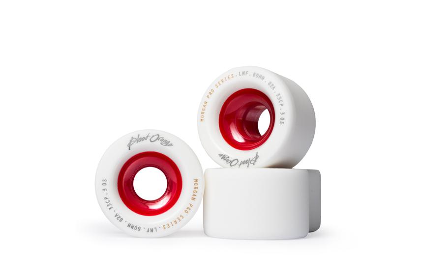 Blood Orange: 60mm Morgan Pro Series Longboard Skateboard Wheels