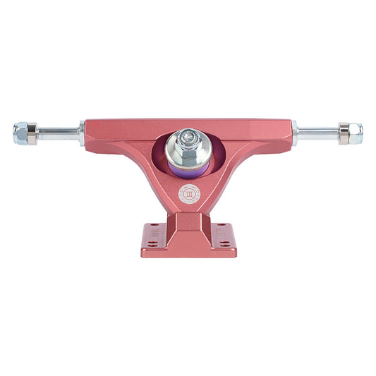 Caliber III: 125mm Precision 50° Raked Pink Longboard Truck - MUIRSKATE