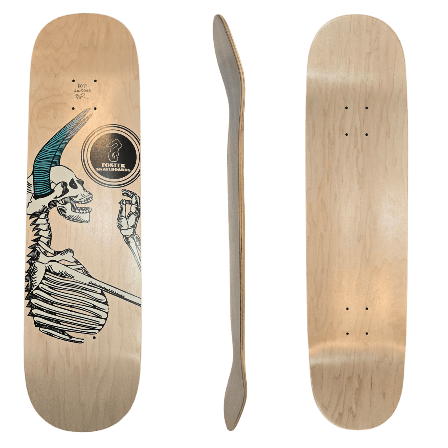 Foster: Pop Longboard Skateboard Deck - MUIRSKATE