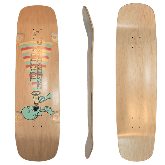 Foster: Q Stick Longboard Skateboard Deck - MUIRSKATE