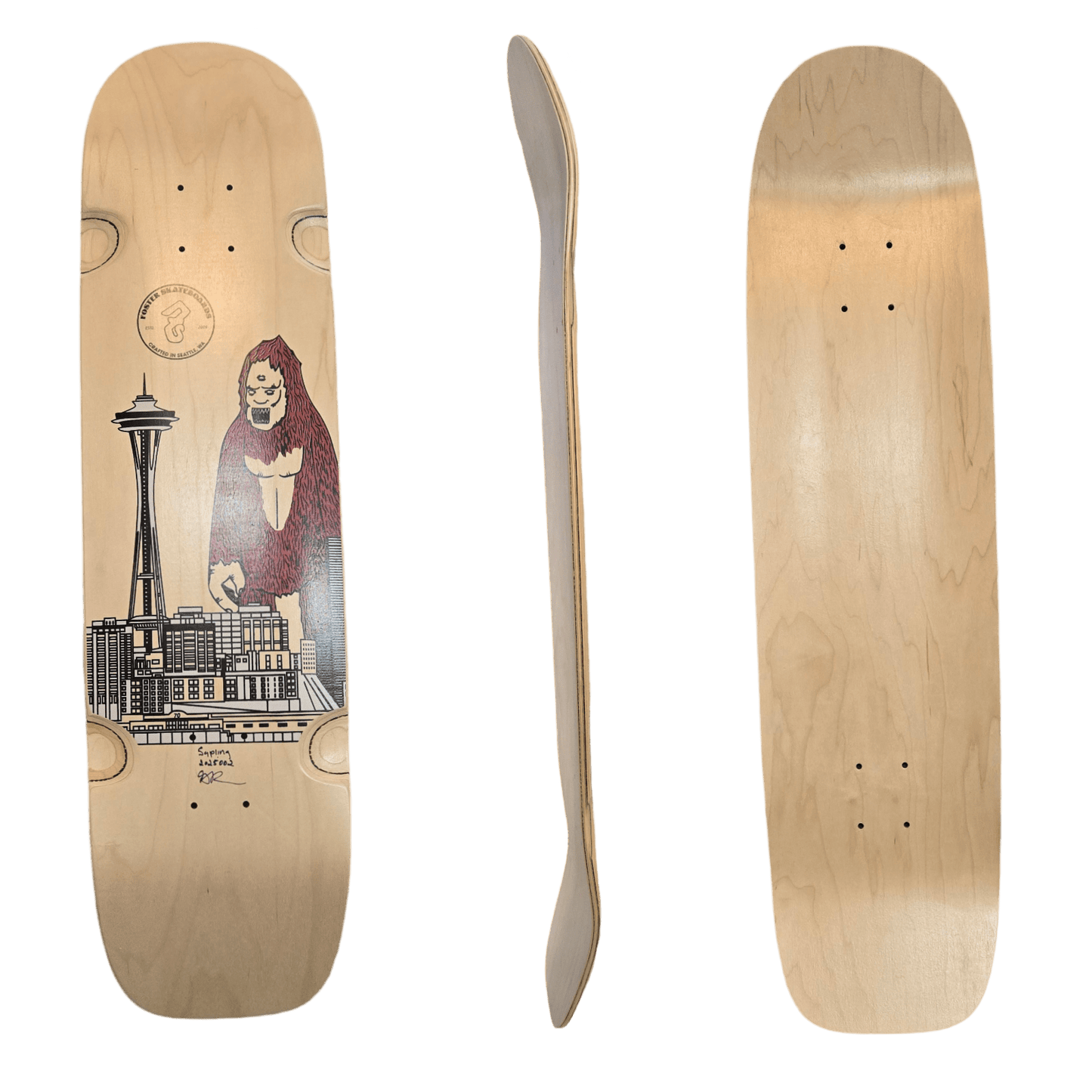 Foster: Sapling Longboard Skateboard Deck - MUIRSKATE