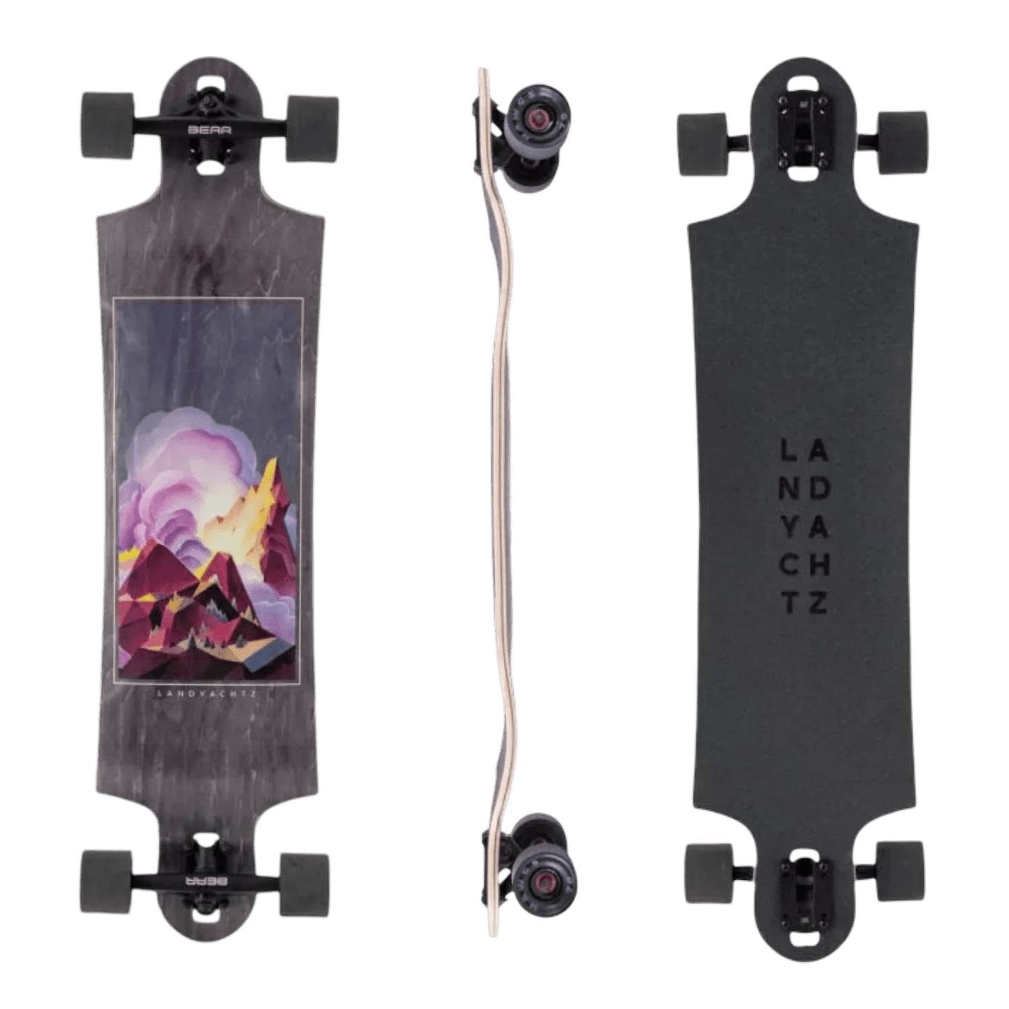 Landyachtz: Switchblade 38" Crown Peak Longboard Skateboard Complete - MUIRSKATE