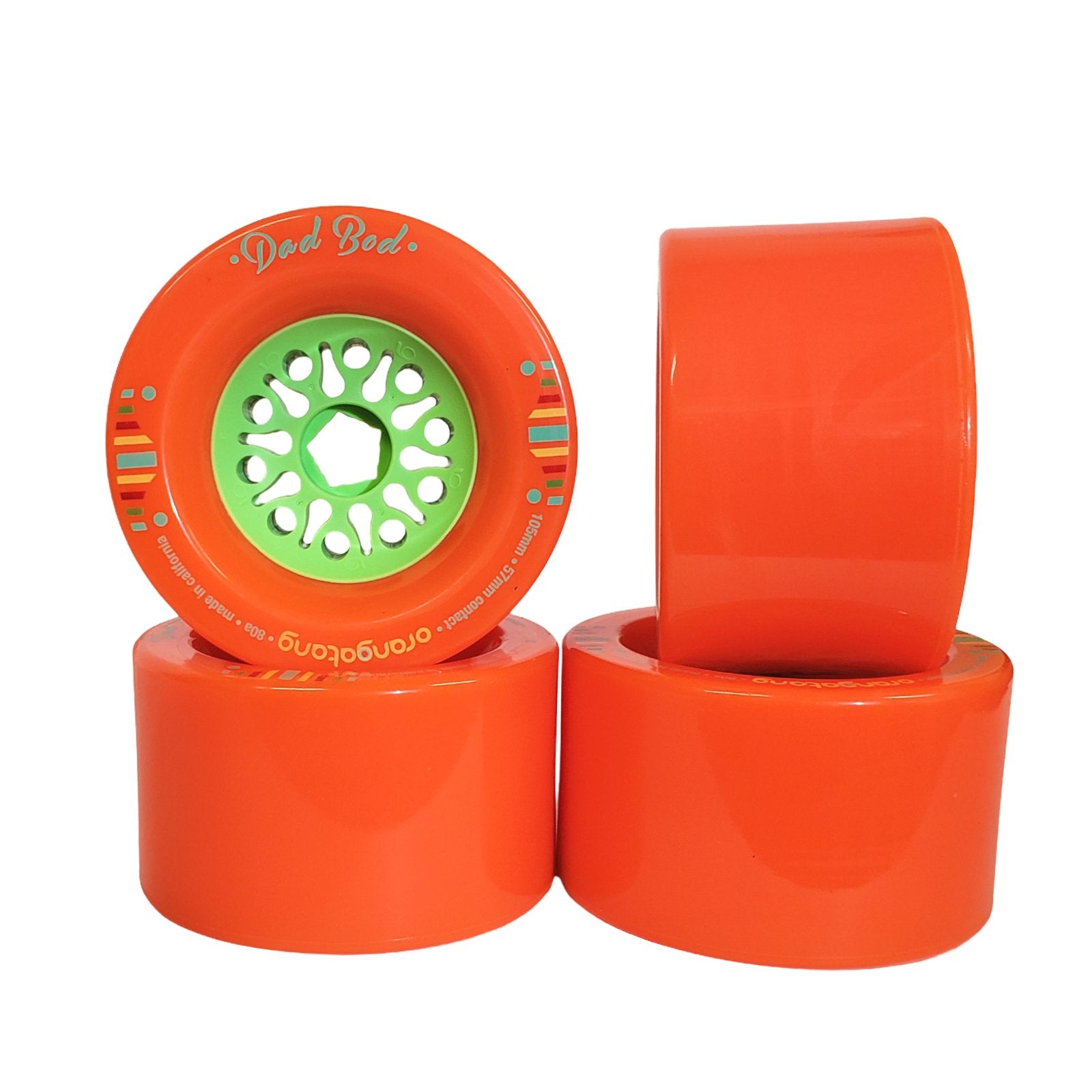 Orangatang: 105mm Dad Bod Longboard Wheels - MUIRSKATE