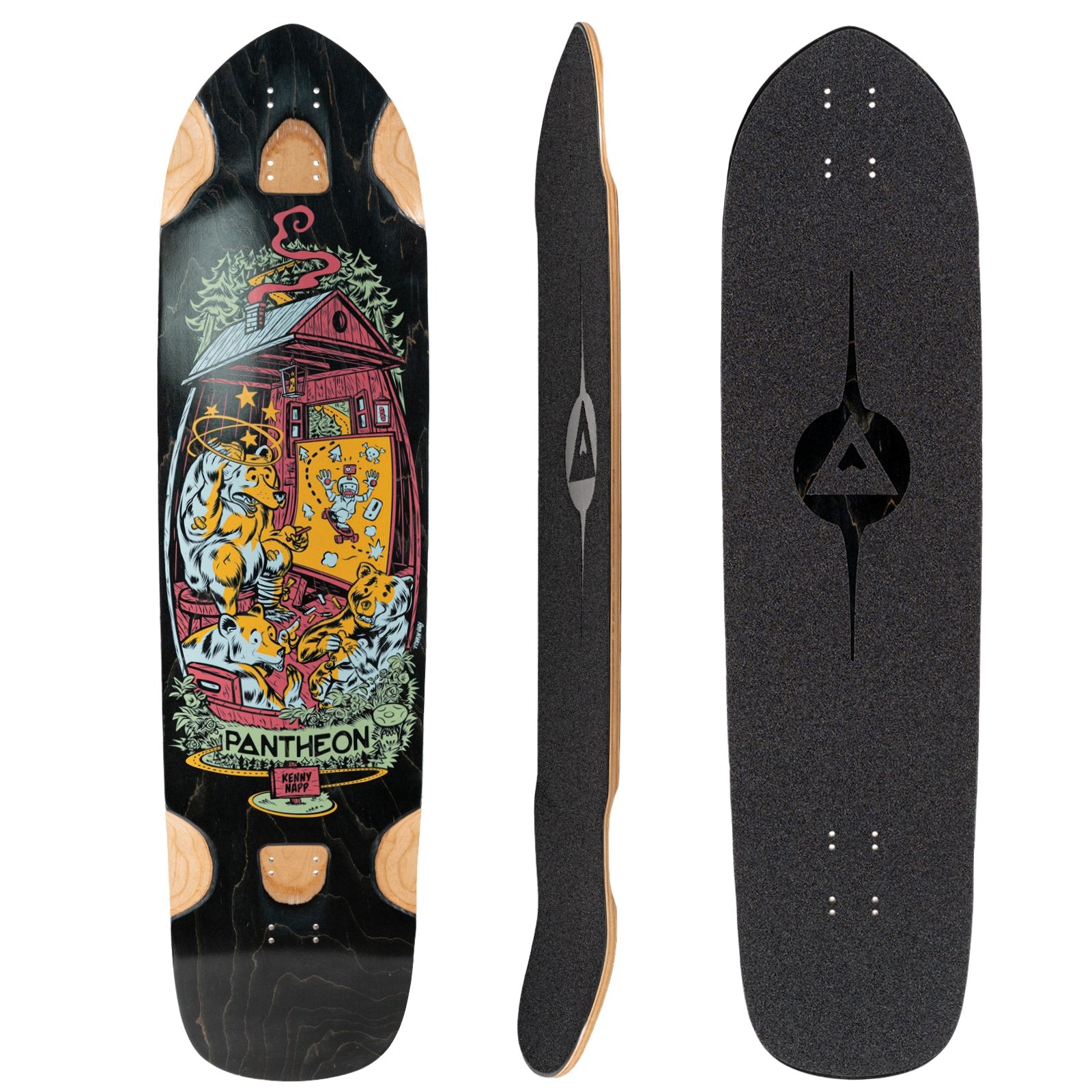 Pantheon: Kenny Napp Pro Longboard Deck - MUIRSKATE