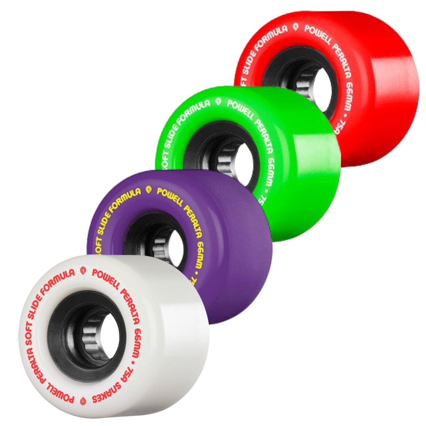 Powell Peralta: 66mm Snakes Longboard Skateboard Wheels - MUIRSKATE