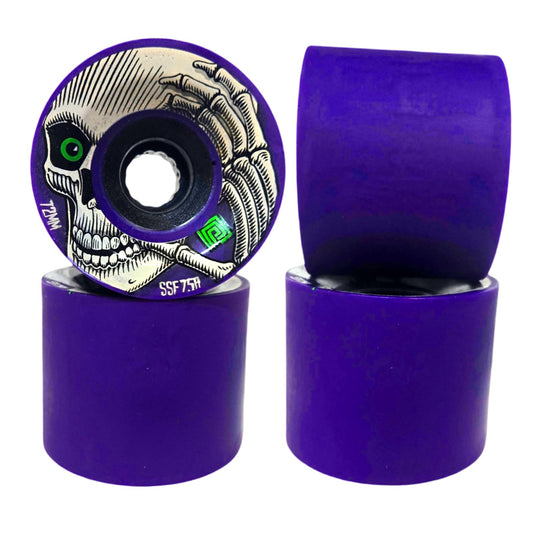 Powell Peralta: 72mm 75a Purple SSF Kevin Reimer Longboard Wheels - MUIRSKATE