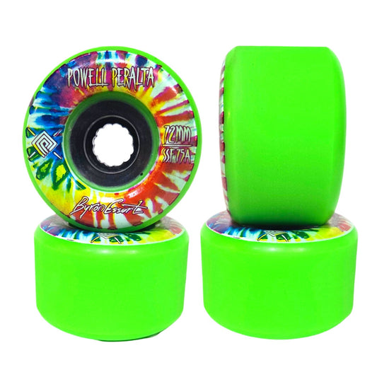 Powell Peralta: 72mm Byron Essert Longboards Skateboard Wheels (White) - MUIRSKATE