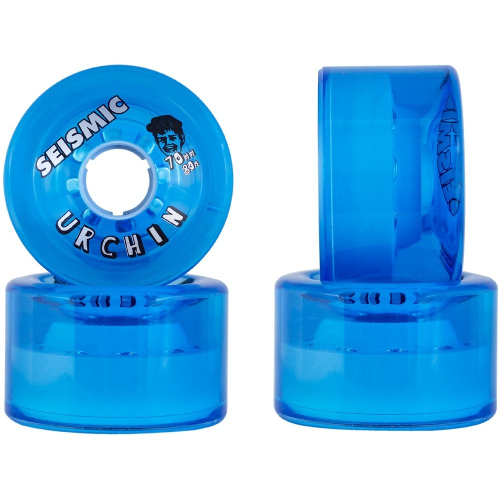 Seismic: 70mm Urchin Clear Longboard Skateboard Wheel - MUIRSKATE