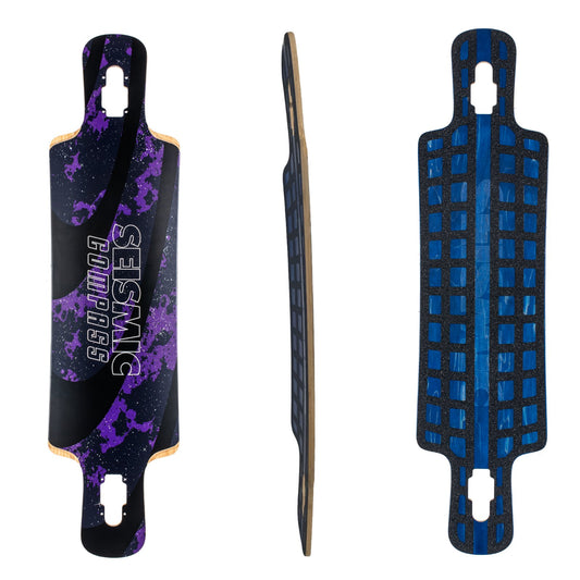 Seismic: Compass Longboard Skateboard Deck - MUIRSKATE