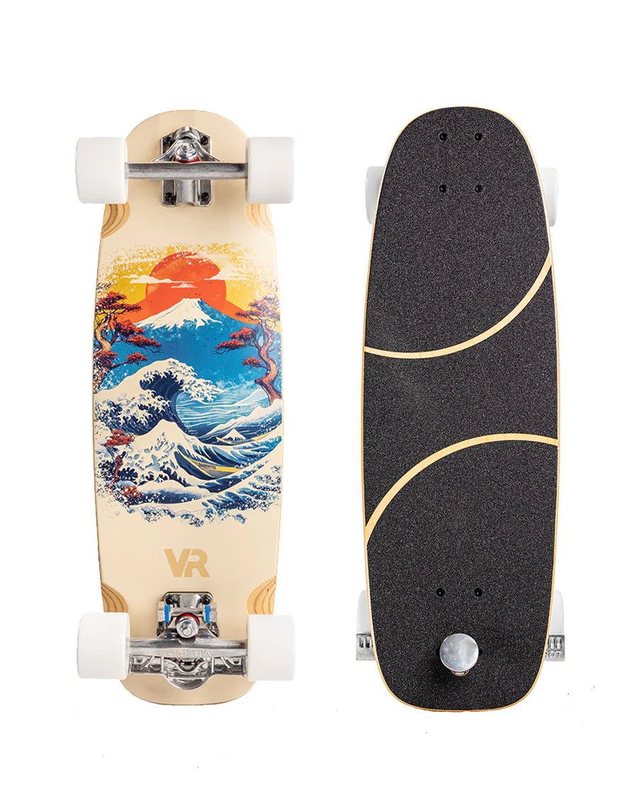 VibeRide: Okina Oasis Brakeboard Mini Longboard Complete - MUIRSKATE