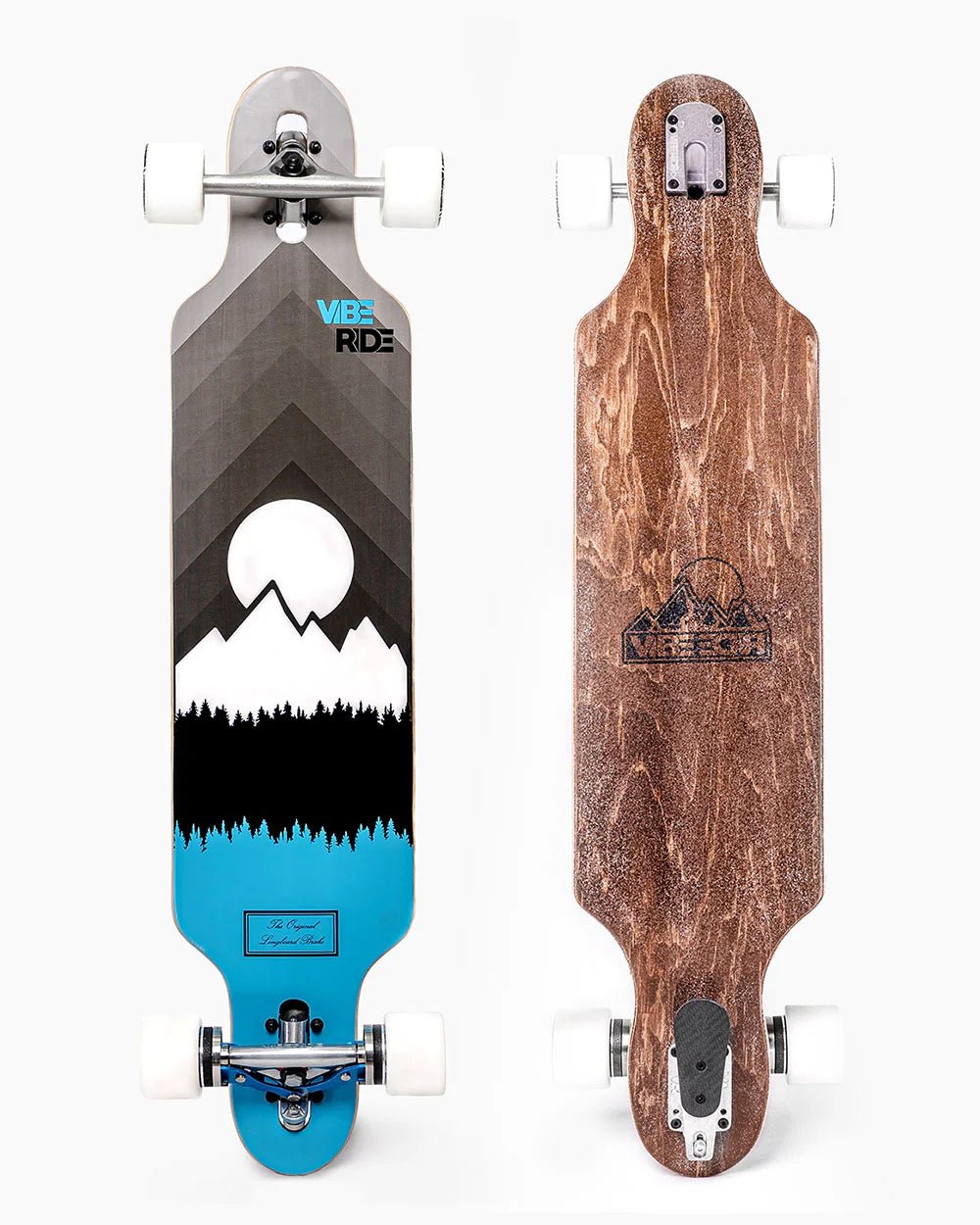 VibeRide: Polar Pines Brakeboard Longboard Complete - MUIRSKATE