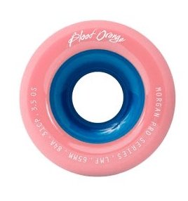 Blood Orange: PASTEL SERIES 70mm Longboard Skateboard Wheels - MUIRSKATE