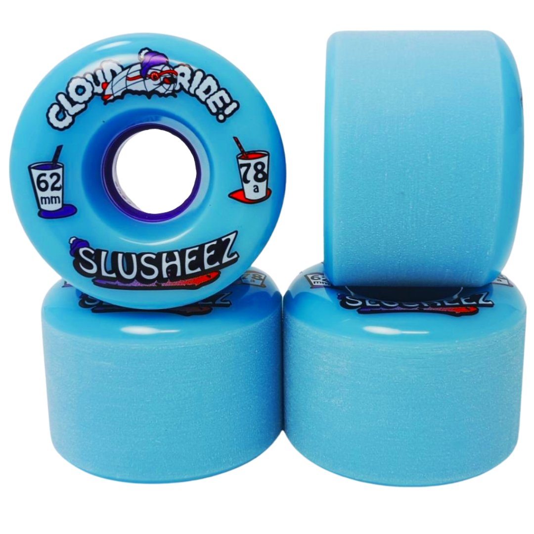 Cloud Ride: 62mm Slusheez Longboard Skateboard Wheel - MUIRSKATE